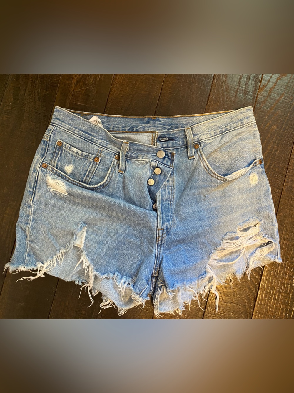 Levi’s 501 button fly Jean shorts 31 L